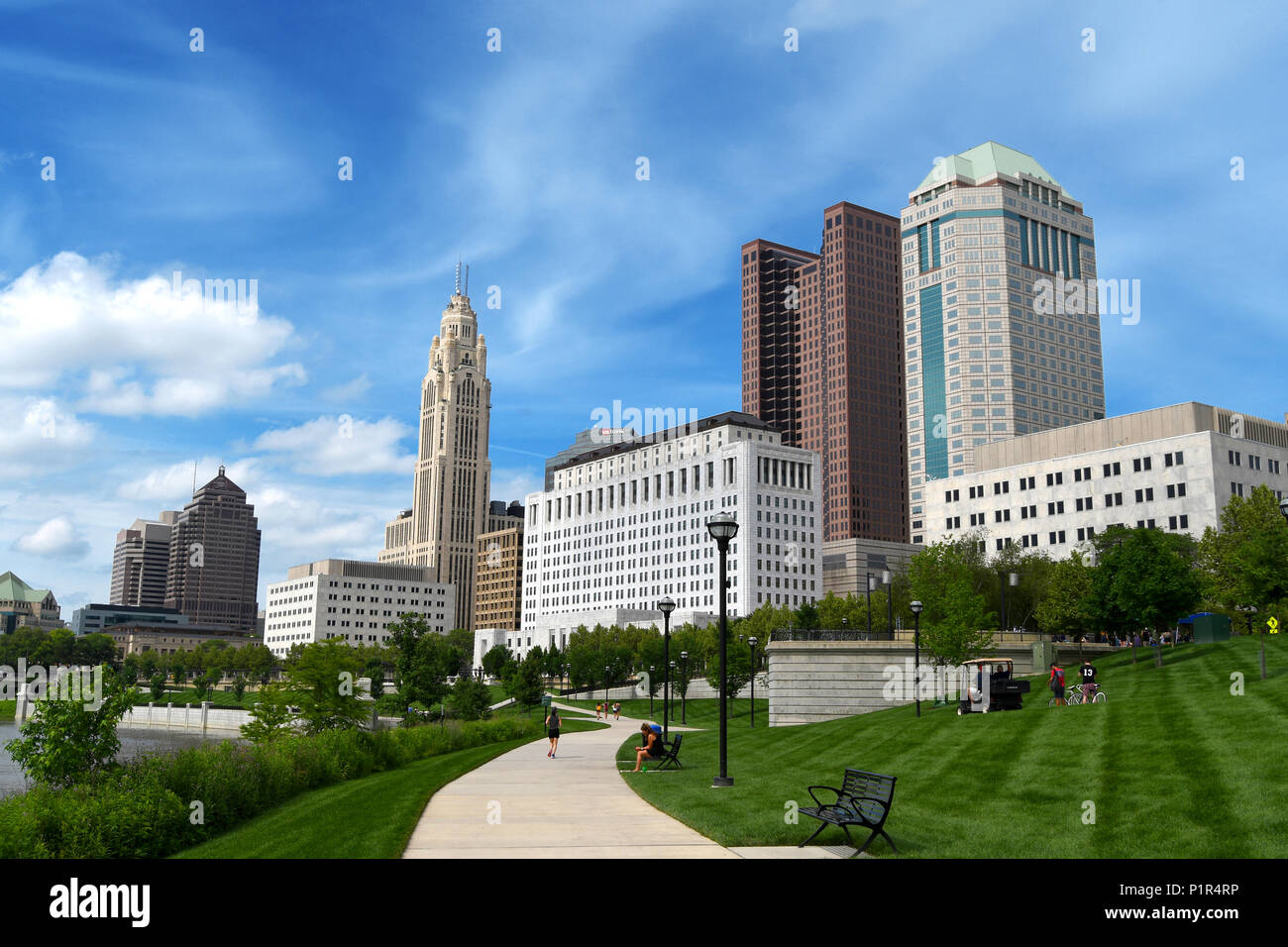 Columbus Ohio skyline Stockfoto