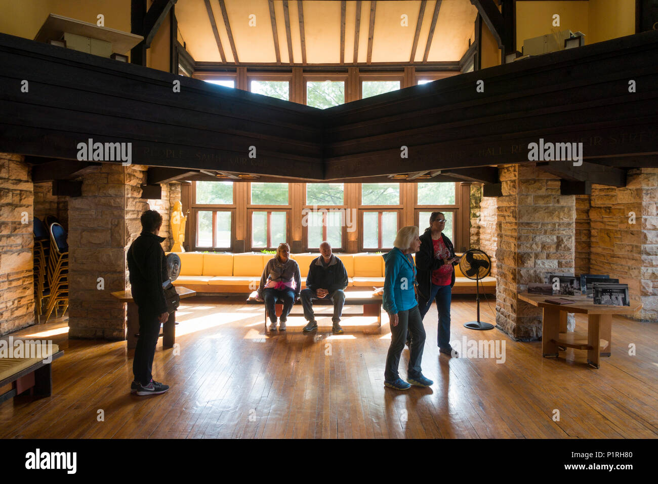 Taliesin Immobilien von Frank Lloyd Wright in Spring Green Wisconsin Stockfoto