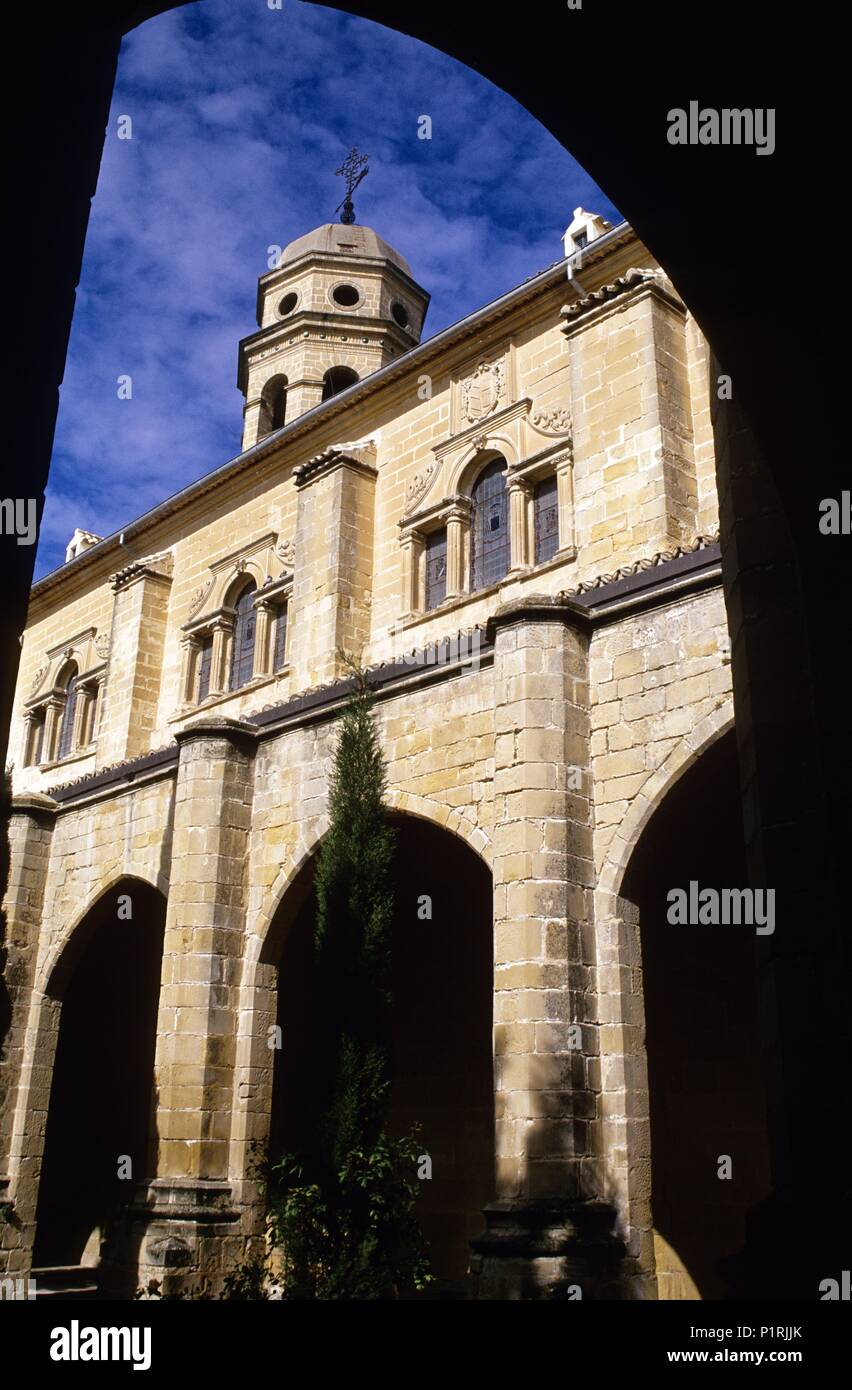 Baeza, Santa María Kathedrale Kreuzgang (Vandelvira, 16 Cent. / Renaissance). Stockfoto