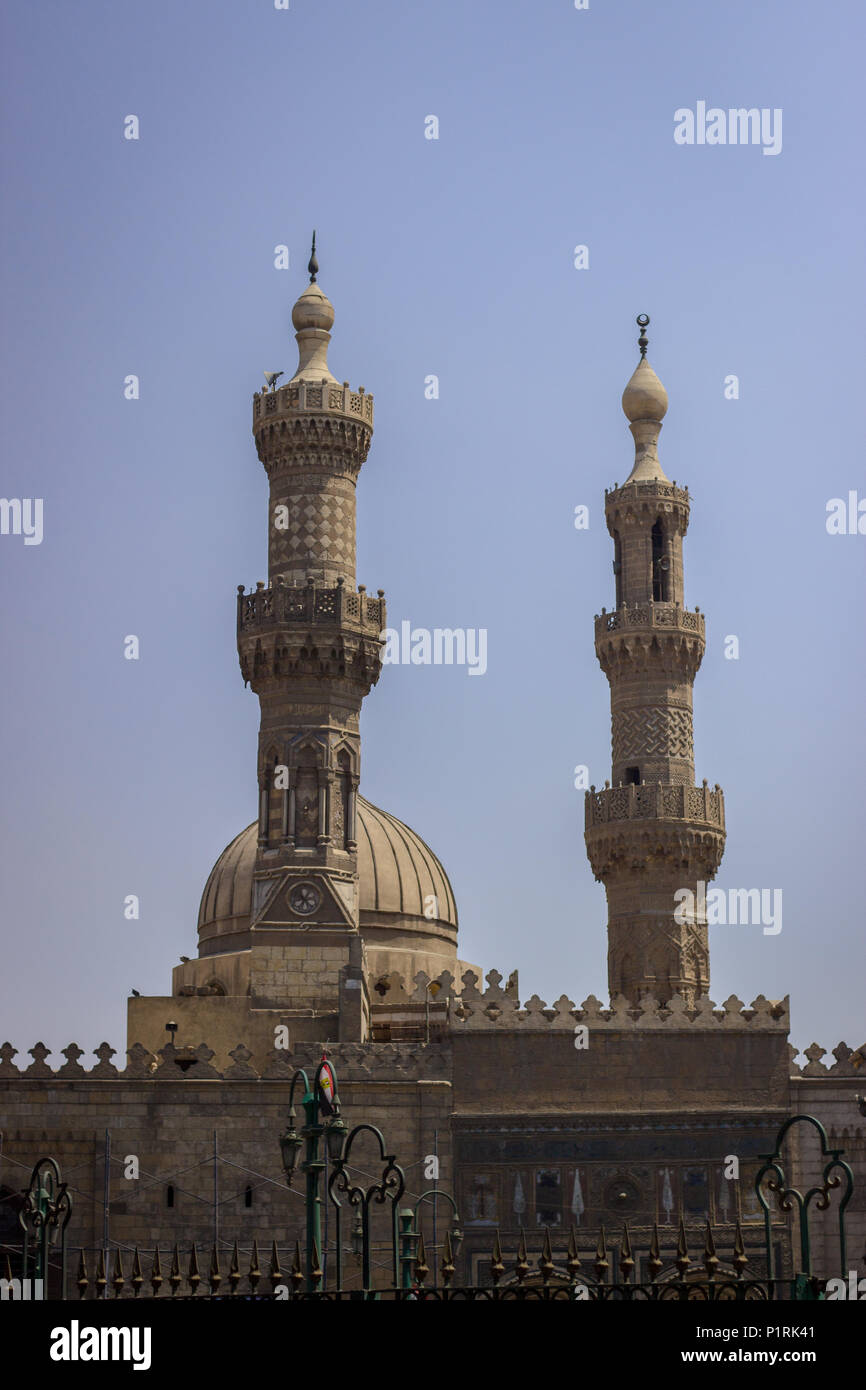 Alte Moscheen in Kairo Stockfoto
