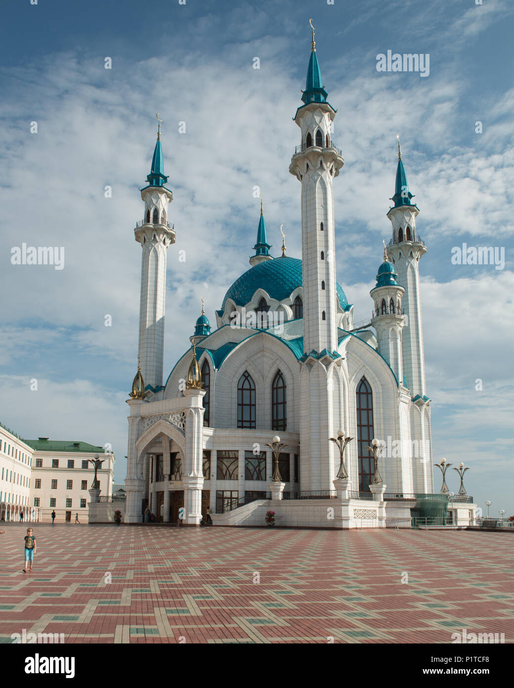 Qolşärif Moschee. Kasaner Kreml. Kazan Stockfoto