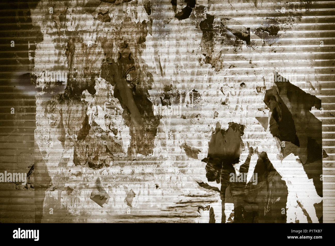 Chaotische städtisch-industriellen Background - grunge extravaganten Hintergrund Stockfoto
