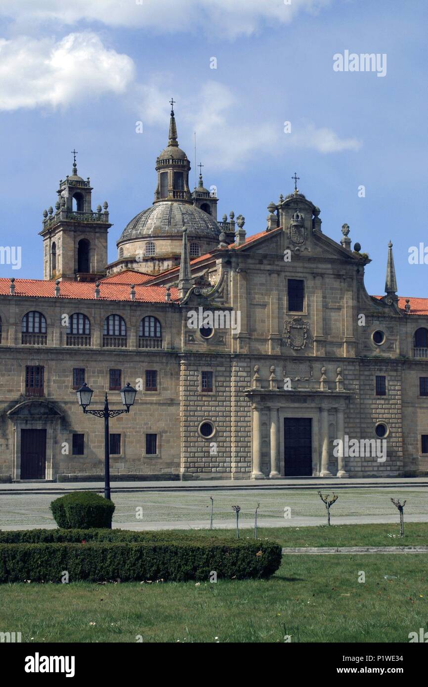 Monforte de Lemos, Colegio de la Compañía (que acoge pinturas de El Greco). Stockfoto