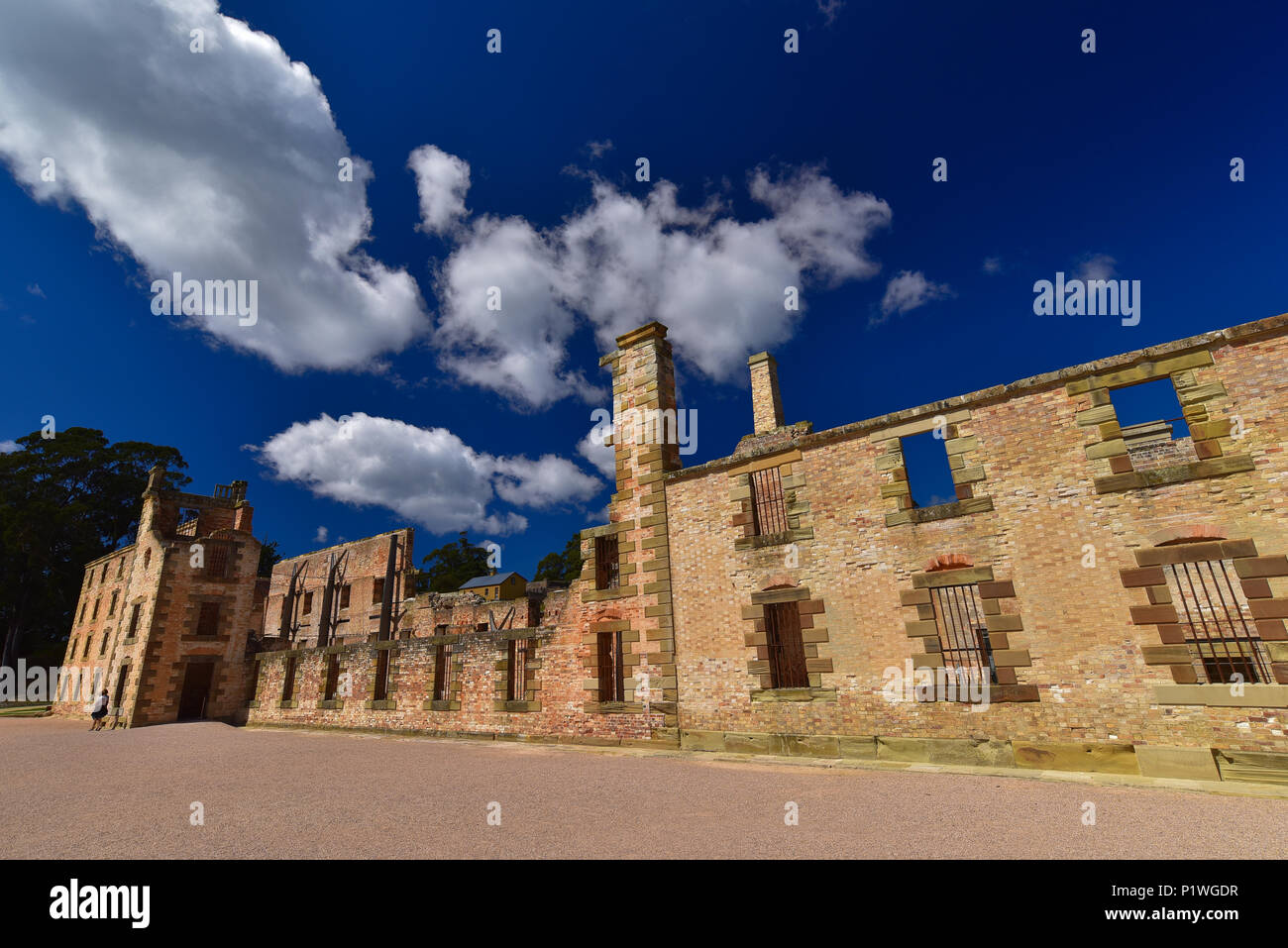 Port Arthur Historic Site, eine ehemalige Straftäter-Siedlung in Tasmanien, Australien Stockfoto