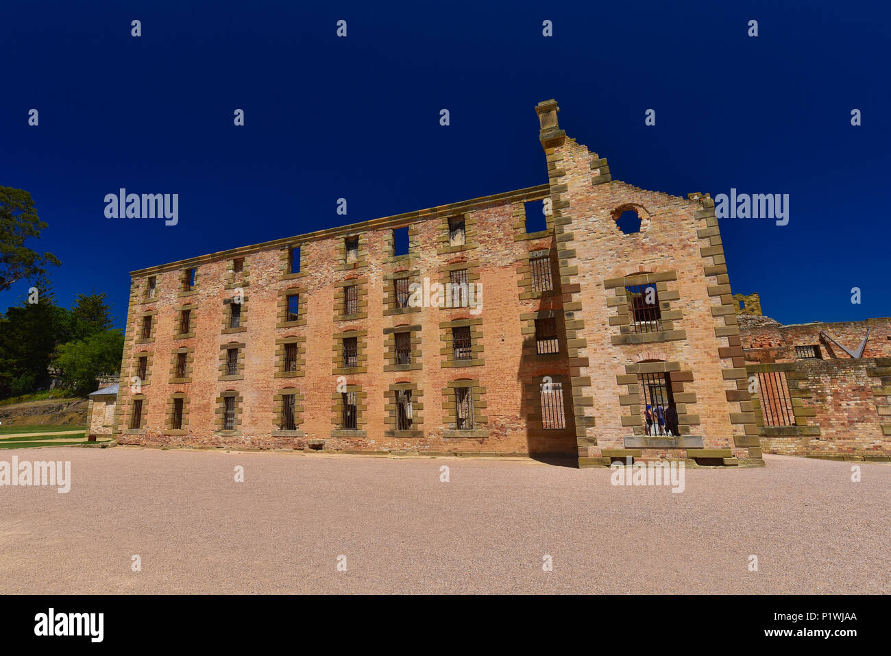 Port Arthur Historic Site, eine ehemalige Straftäter-Siedlung in Tasmanien, Australien Stockfoto