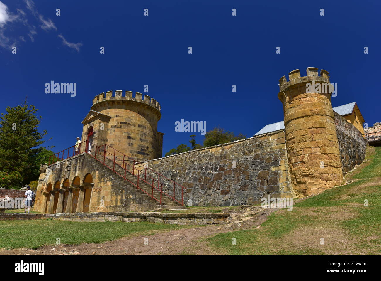 Port Arthur Historic Site, eine ehemalige Straftäter-Siedlung in Tasmanien, Australien Stockfoto