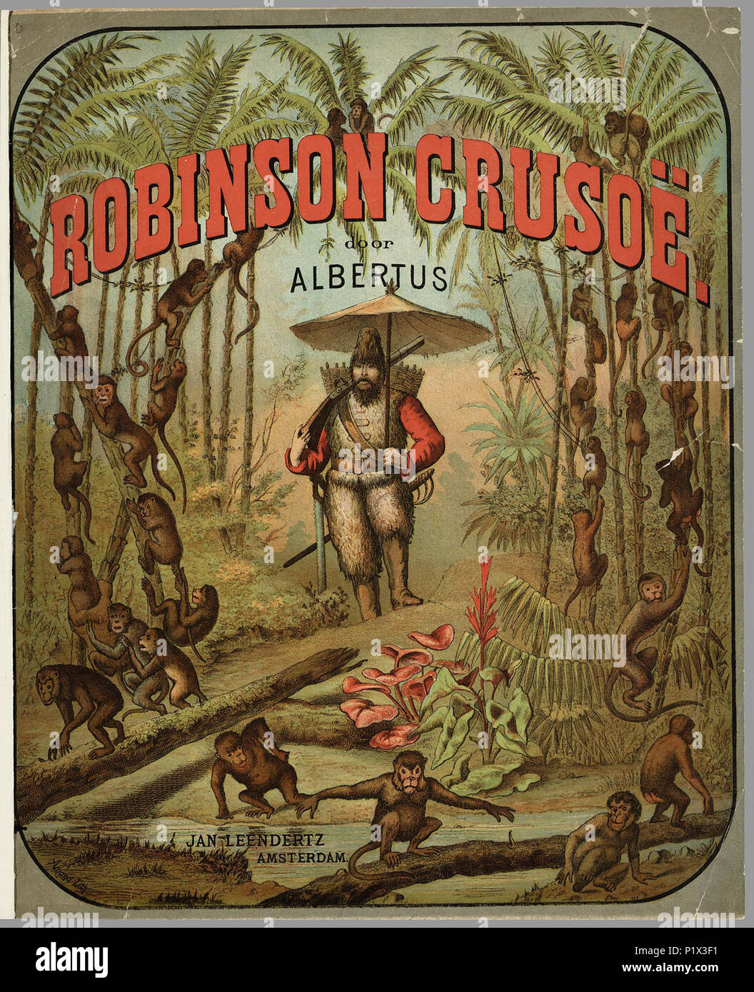 01-864155859 001 PRB, 10-08-2005, 08:03, 8 C, 3814 x 3220 (1050 +3155), 100 % % % %, MUSEONbasis, 1/120 s, R 52,9, G 35.4, B 42.1 278 Robinson Crusoë-PPN 864155859 - Bild 1 Stockfoto