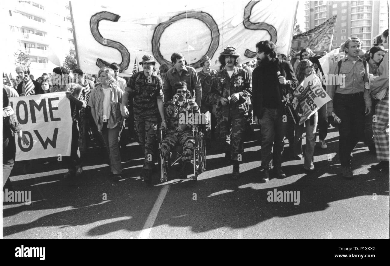 Berkeley in den 60er Jahren Krawallen Stockfoto