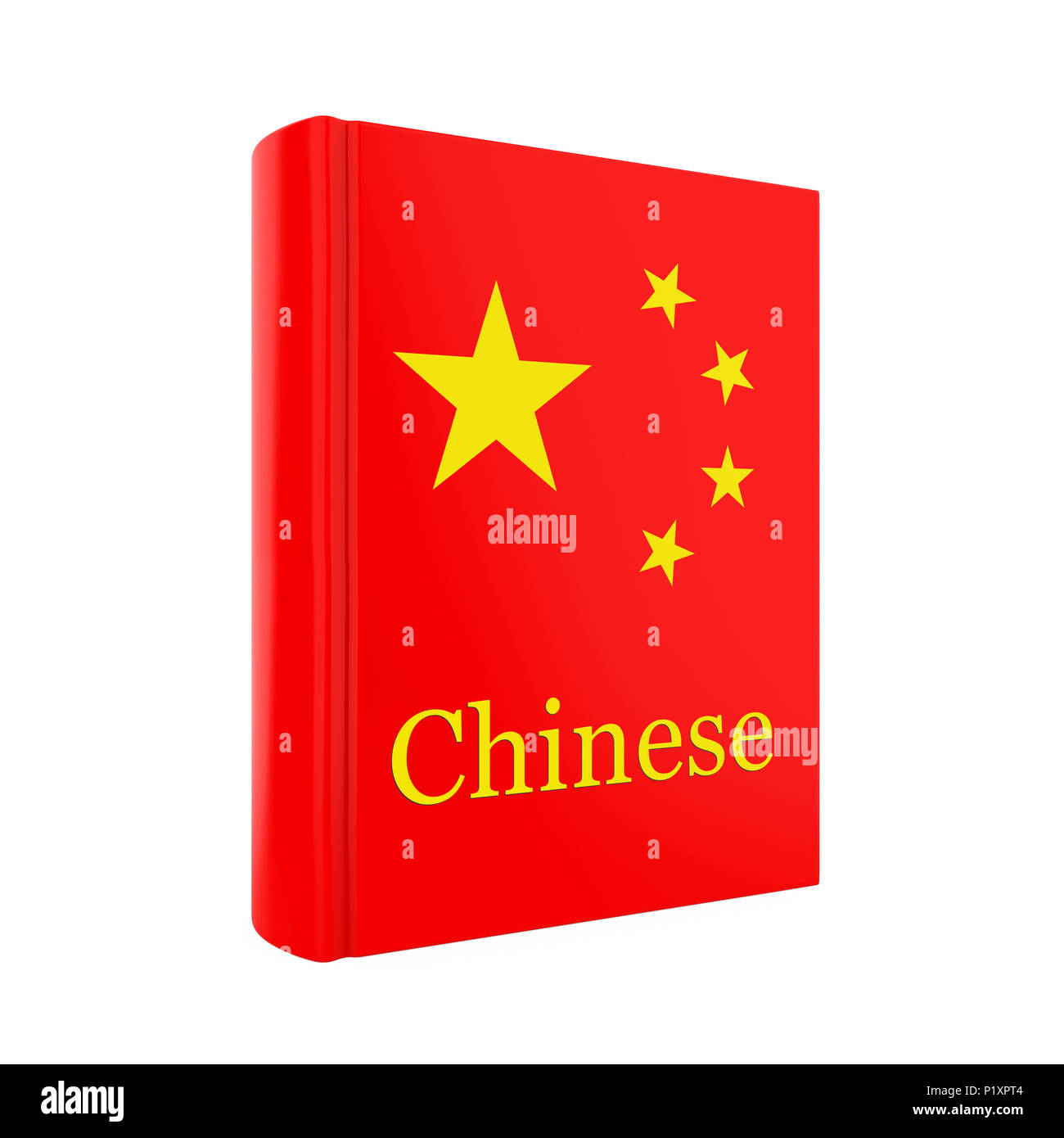 Chinesisch Wörterbuch Buch isoliert Stockfoto