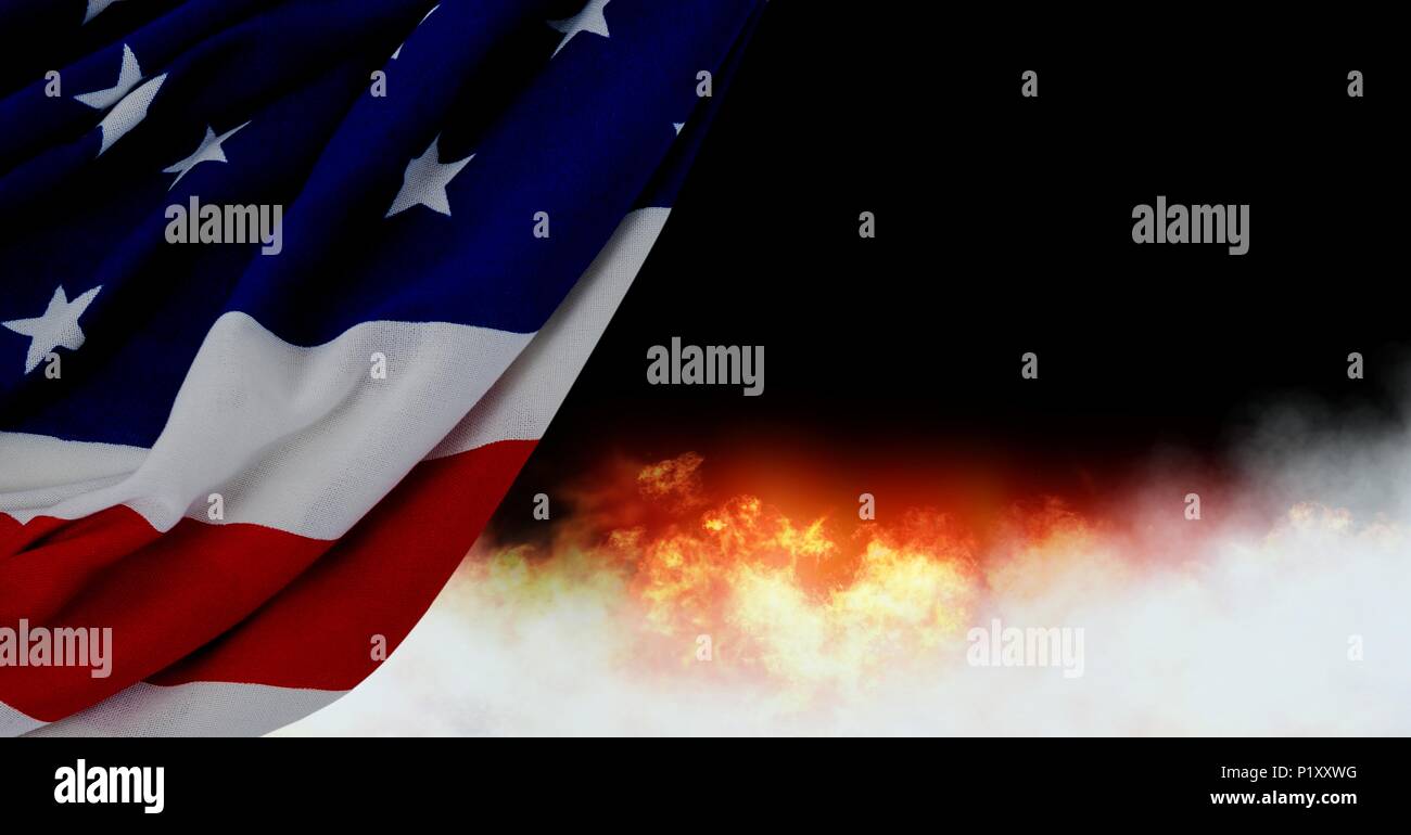 Brennende amerikanische flagge -Fotos und -Bildmaterial in hoher ...