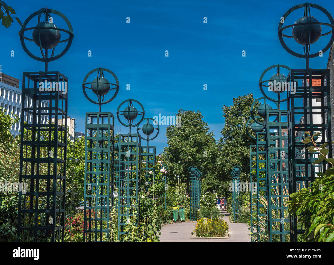 Frankreich, Paris 12. Bezirk, Viaduc des Arts, Promenade de la Coulee Verte Rene Dumont Stockfoto