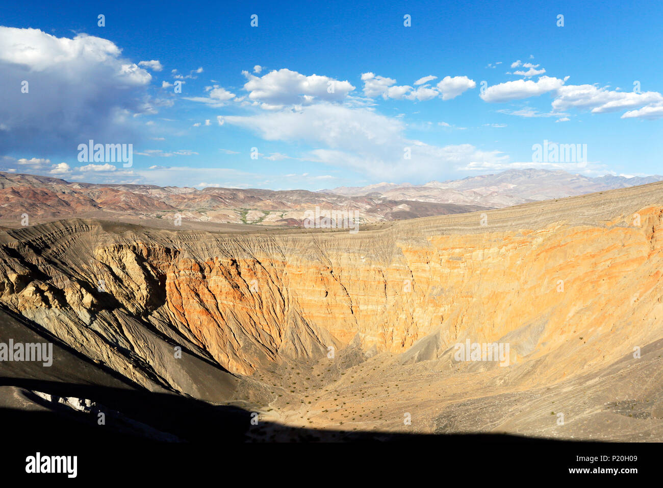 USA. Kalifornien. Death Valley. Ubehebe Crater. Vulkan. Stockfoto