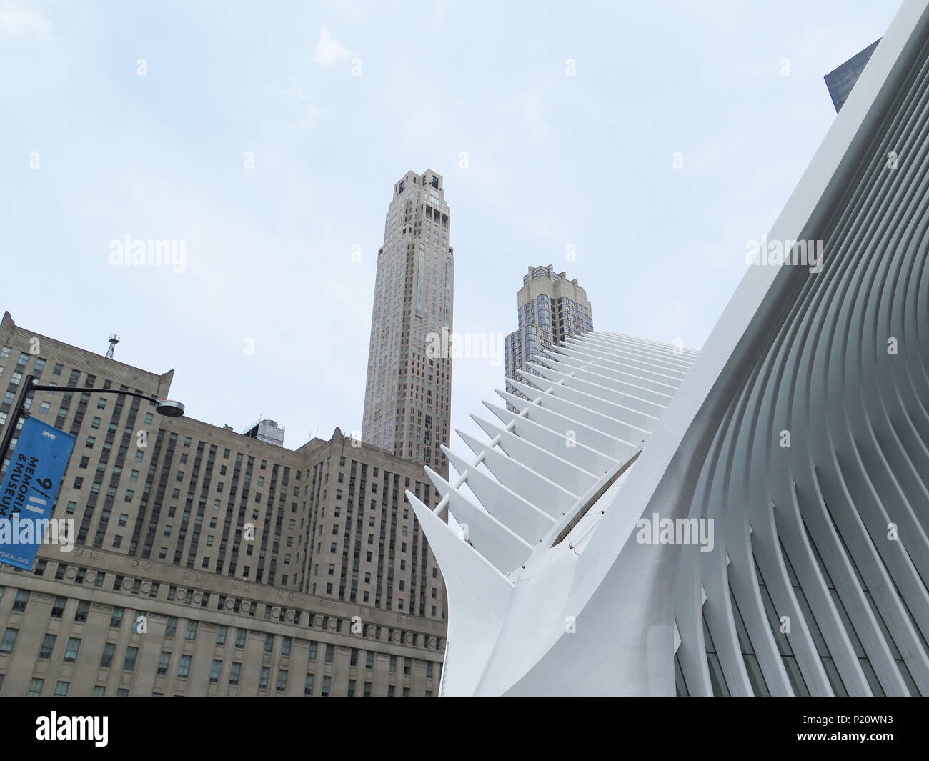 WTC Verkehrsknotenpunkt Stockfoto