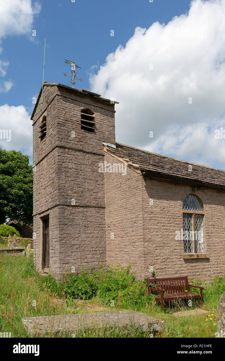 12. Juni 2018-St Stephen's Kapelle, eine Kapelle aus dem 17. Jahrhundert auch als Wald Kapelle bekannt, verschmolzen mit Rainow Parish, 1834 umgebaut, in der westlichen Spitze Stockfoto
