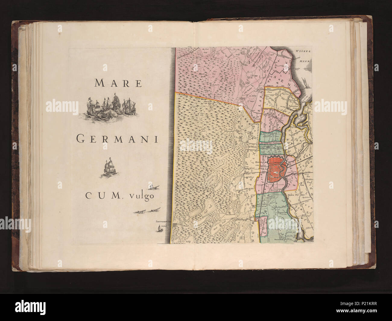 XUBAKZL 12 A4 061, 3/16/12, 1:29 PM, 8C, 7992 x 10656 (0+0), 100 %% %%, JUNI 2011 PPRO, 1/120 s, R 51,4, G 20.1, B 17.3 188 Karte - Sondersammlungen Universität Amsterdam - OTM - HB-KZL I2A4 (61) Stockfoto