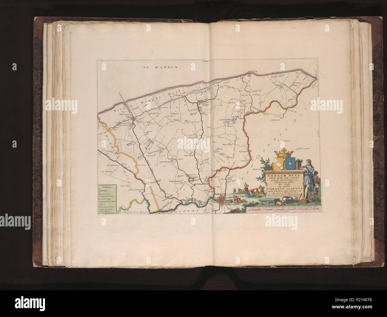 XUBAKZL 12A 7 024, 3/26/12, 3:27 PM, 8C, 7992 x 10656 (0+0), 100 %% %%, JUNI 2011 PPRO, 1/120 s, R 54.9, G 22.5, B 20.3 189 Karte - Sondersammlungen Universität Amsterdam - OTM - HB-KZL I2A7 (24) Stockfoto