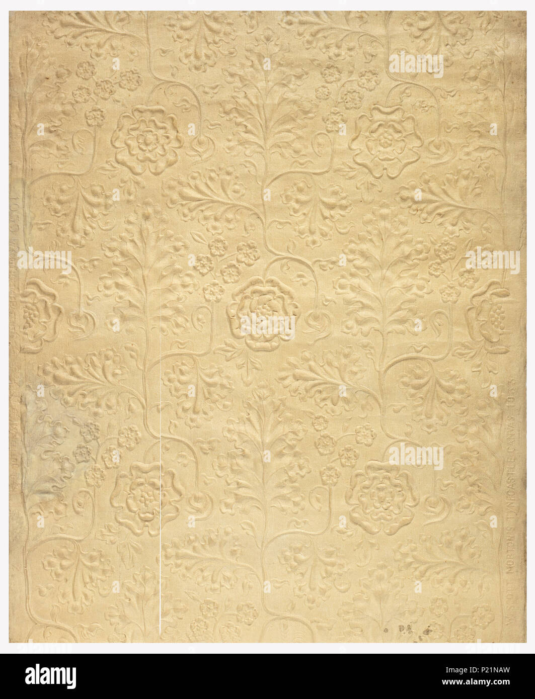 292 Seitenwand, Tudor Rose, 1882-1920 (CH) 18798267 Stockfoto