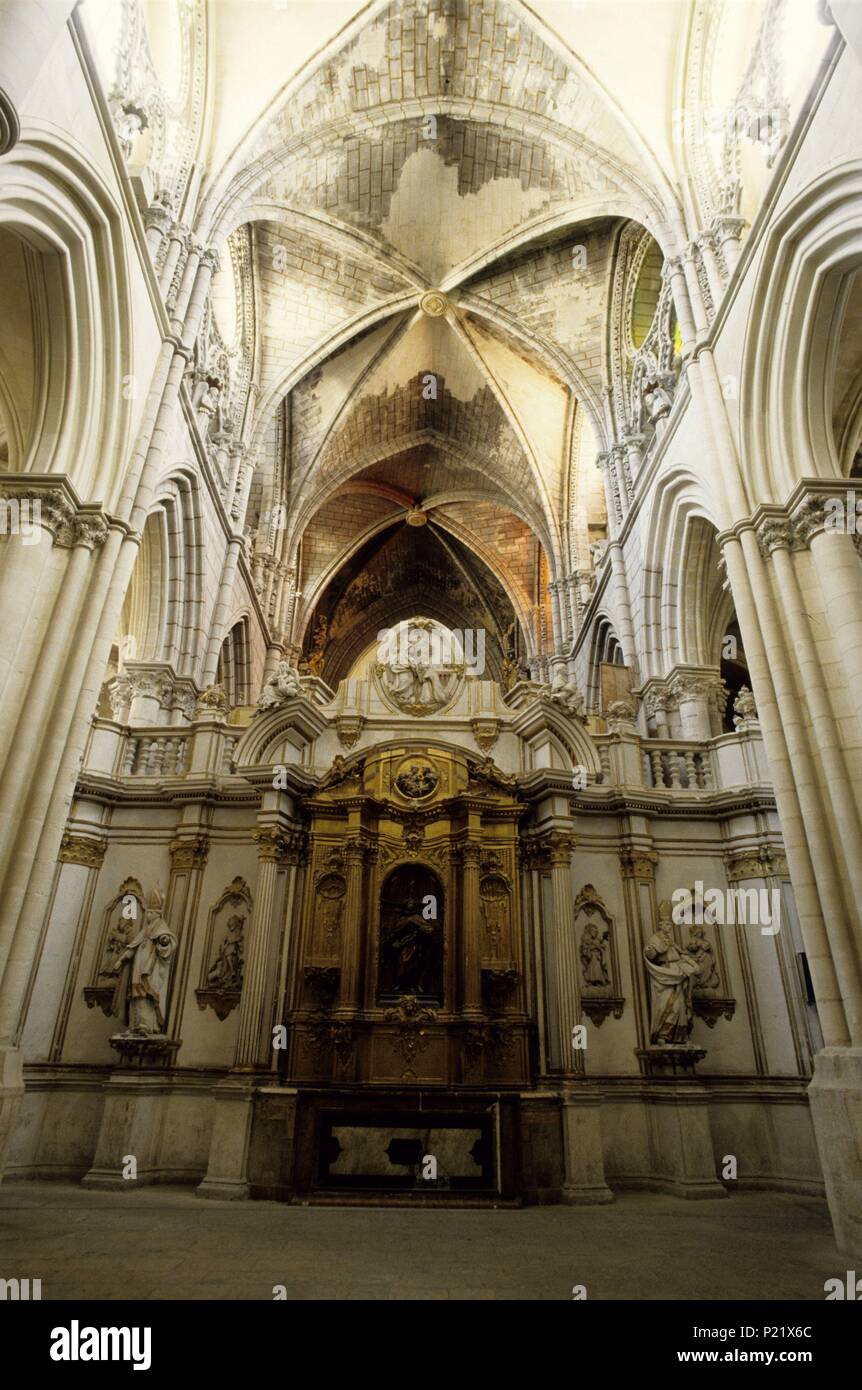 Interior Choir Gothic Cathedral La Stockfotos & Interior Choir Gothic