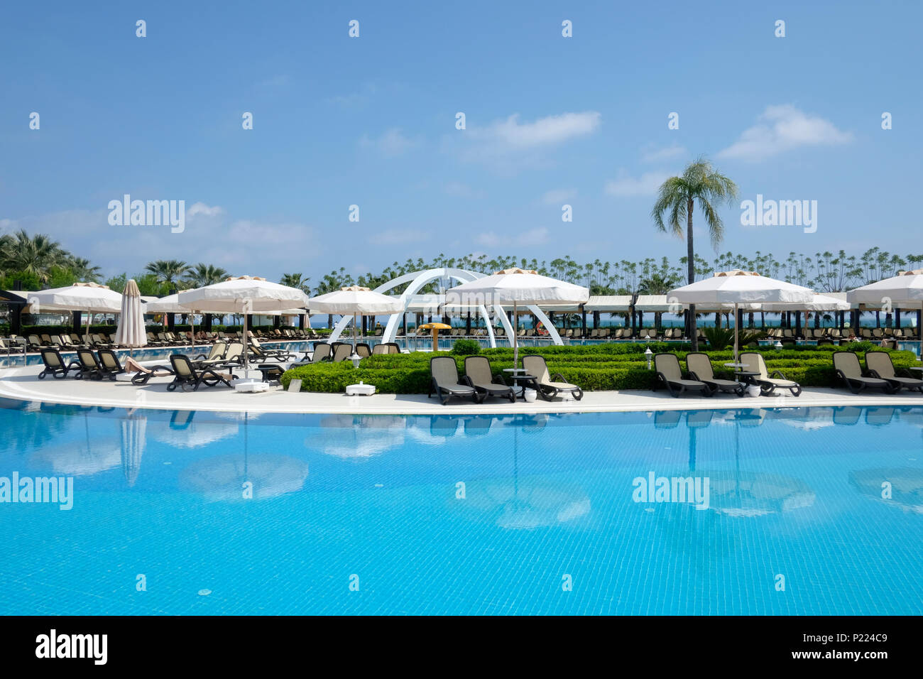 Das beliebte Resort Amara Dolce Vita Luxury Hotel Stockfoto