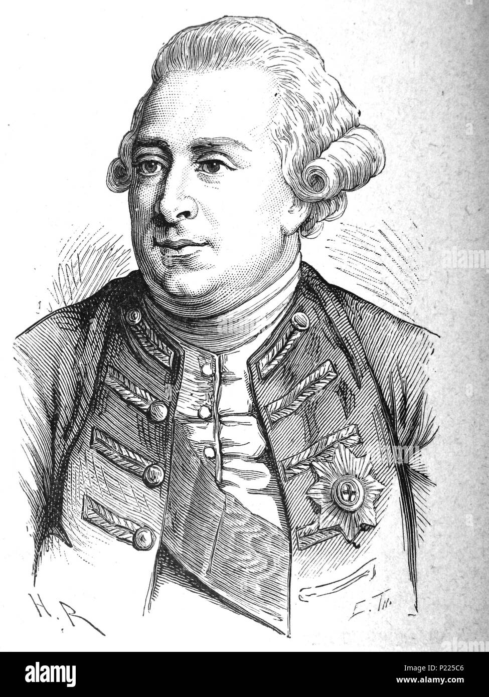 . Georges III 9 AduC200 Georges III (1738-1820) Stockfoto