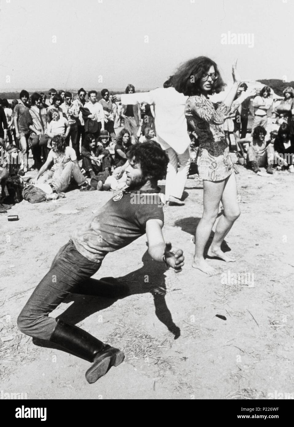 Isle of Wight Festival, 1969. Stockfoto
