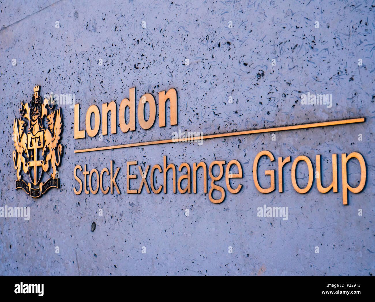 Die London Stock Exchange, City of London, London, UK, GB. Stockfoto