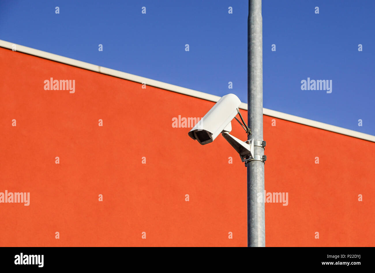 Sicherheit CCTV Kamera oder Überwachungssystem im Bürogebäude Stockfoto