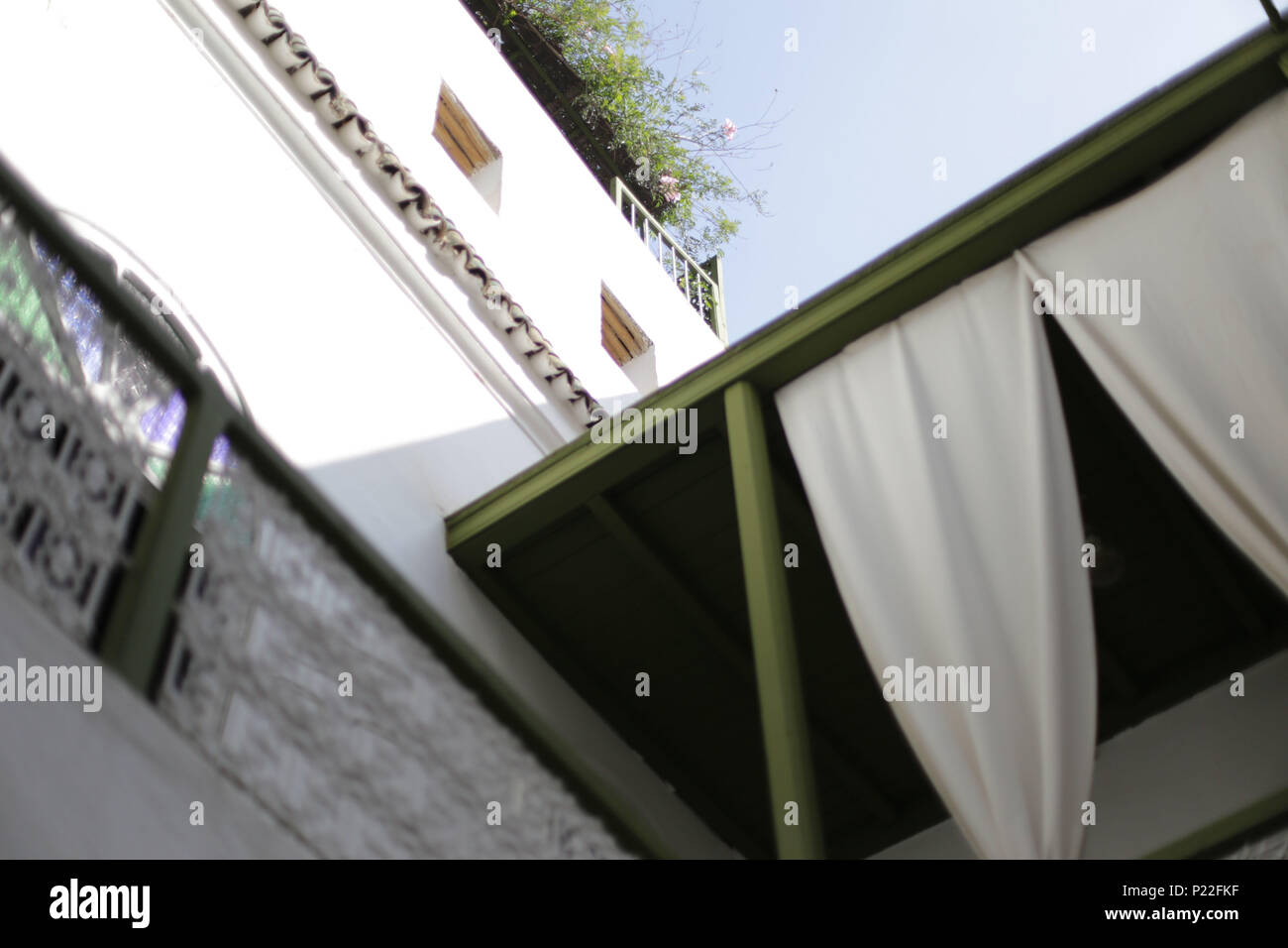 Marokko, Marrakesch, Maison de la Photographie, architektonisches Detail Stockfoto