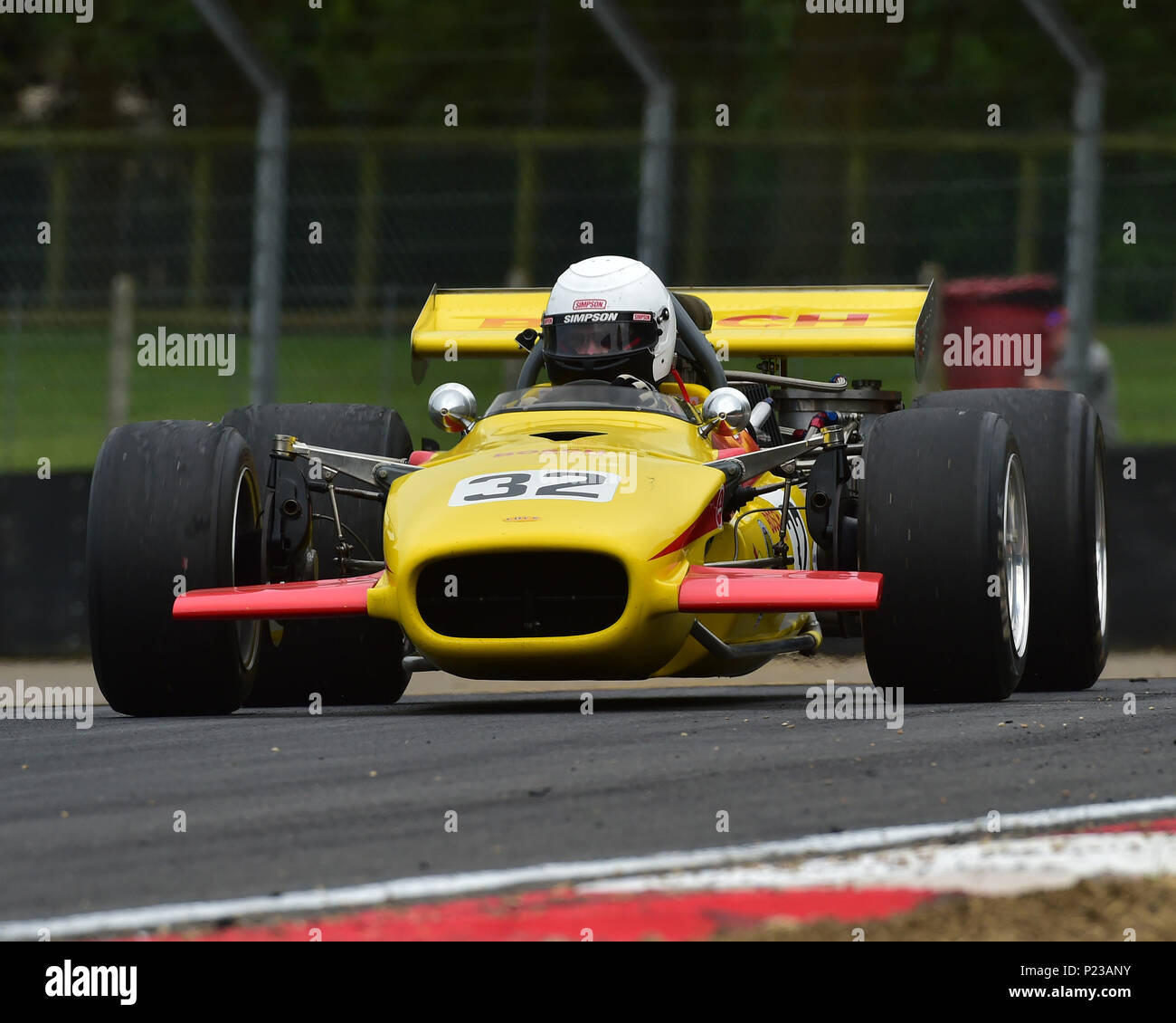 Adam Simmonds, Lola T142, Anglo American 5000s, Amerikanische Speedfest VI, Brands Hatch, Juni 2018, Automobile, Autosport, Autos, Rundstrecke, England, Stockfoto