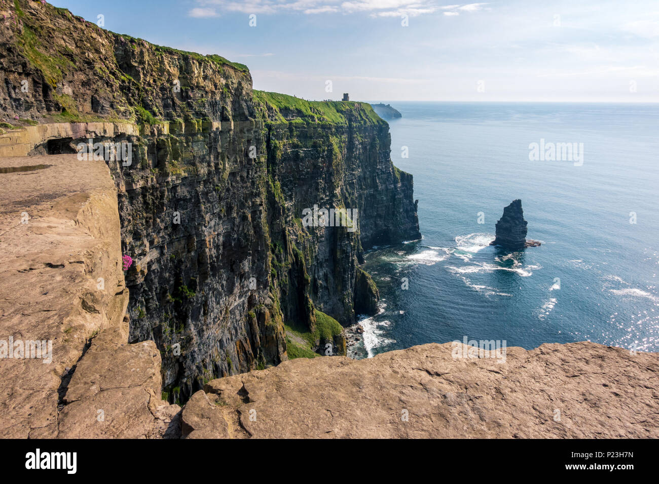 Cliffs of Moher im County Clare - Irland Stockfoto