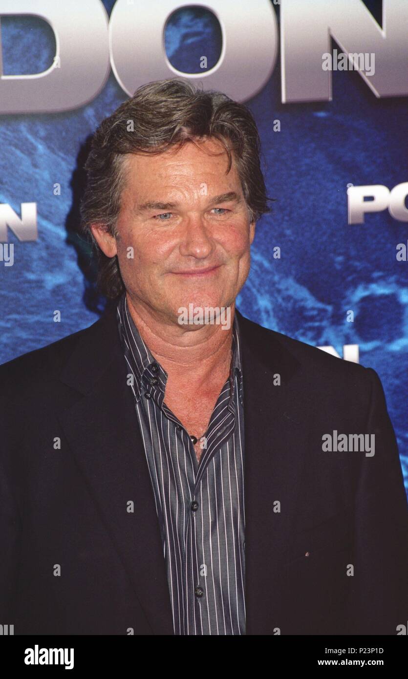 14-07-2006; Barcelona, Spanien; Regisseur Wolfgang Petersen, Schauspieler Kurt Russell & Josh Lucas, Schauspielerin MIA MAESTRO im Barcelona Premiere von "Poseidon" im Cine Kolosseum statt. Stockfoto