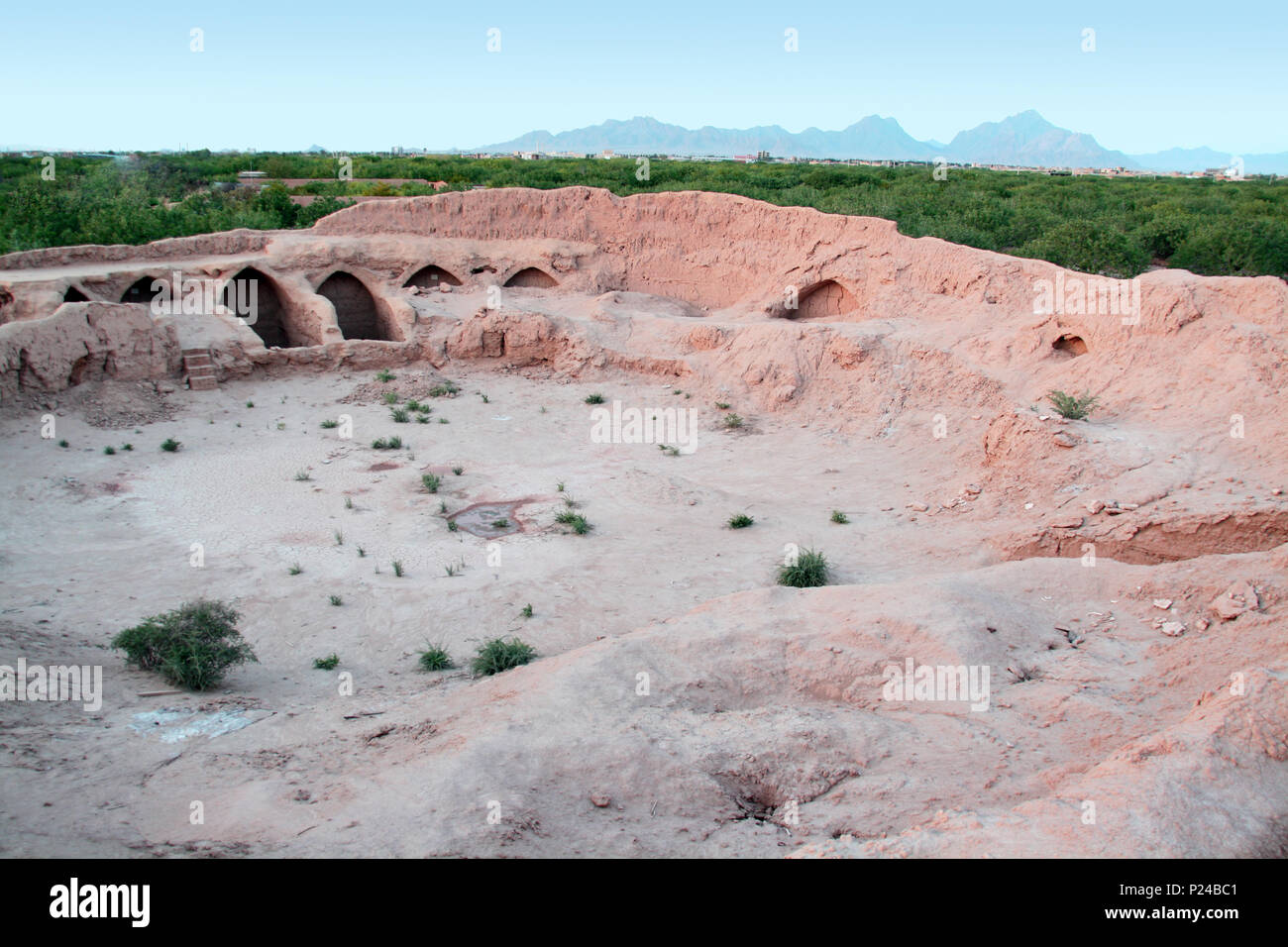 Der torkabad Dakhmeh (Turm des Schweigens, Grab), Ardakan, Provinz Yazd, Iran Stockfoto