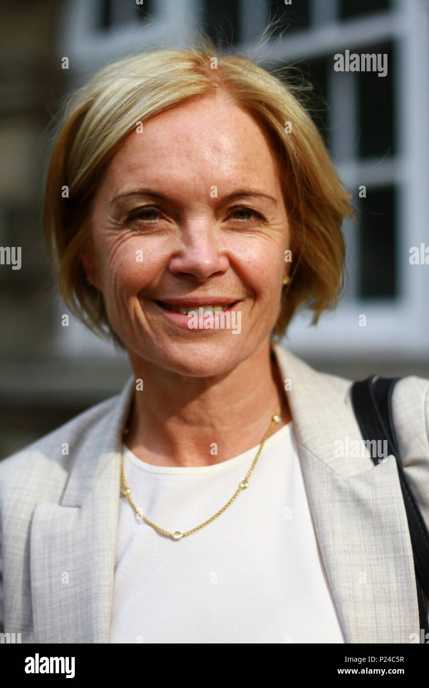 Mariella Frostrup dargestellt in Westminster, London Am 13. Juni 2018. Stockfoto