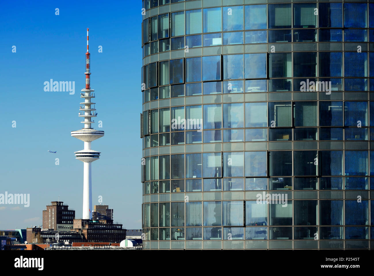 Deutschland, Hamburg, St. Pauli, Fernsehturm Heinrich Hertz Turm Stockfoto