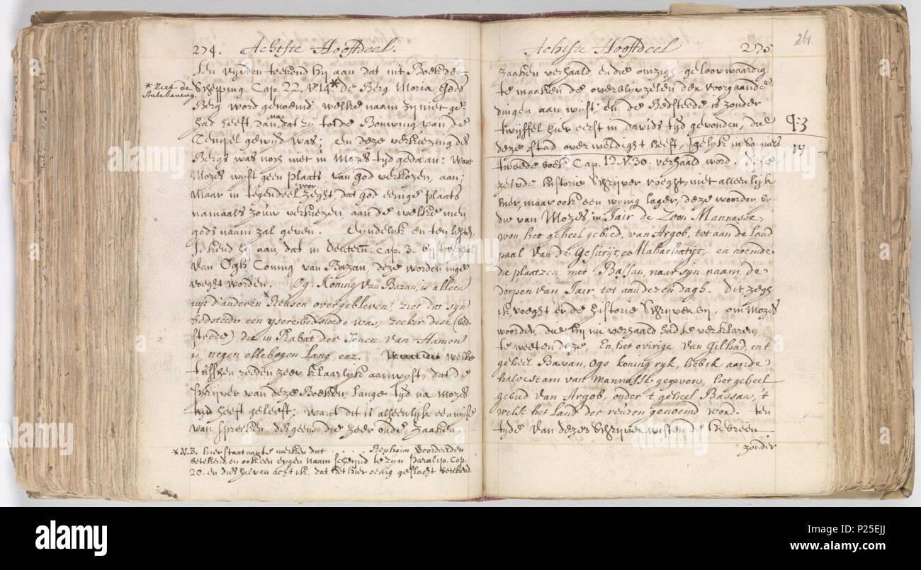 . Korte verhandeling van de Gott, Mensch, De Welstand deszelvs-KB 75 G 15-Folios 260v (links) und 261 r (rechts). Benedictus de Spinoza, Korte verhandeling van de Gott, Mensch, De Welstand deszelvs. Godgeleerde staatkundige verhandelinge. En Nauwkeurige nootsakelyke aenmerkingen tot beeter verstant van dit boek - Linken Seite folium 260 V; rechte Seite folium 261 r. zwischen ca. 1675 und ca. 1700. Baruch Spinoza (1632-1677) Alternative Namen Benedictus de Spinoza, Baruch de Spinoza, Benedict Spinoza Beschreibung niederländische Philosoph, Übersetzer und Bibel Übersetzer Geburtsdatum/de Stockfoto