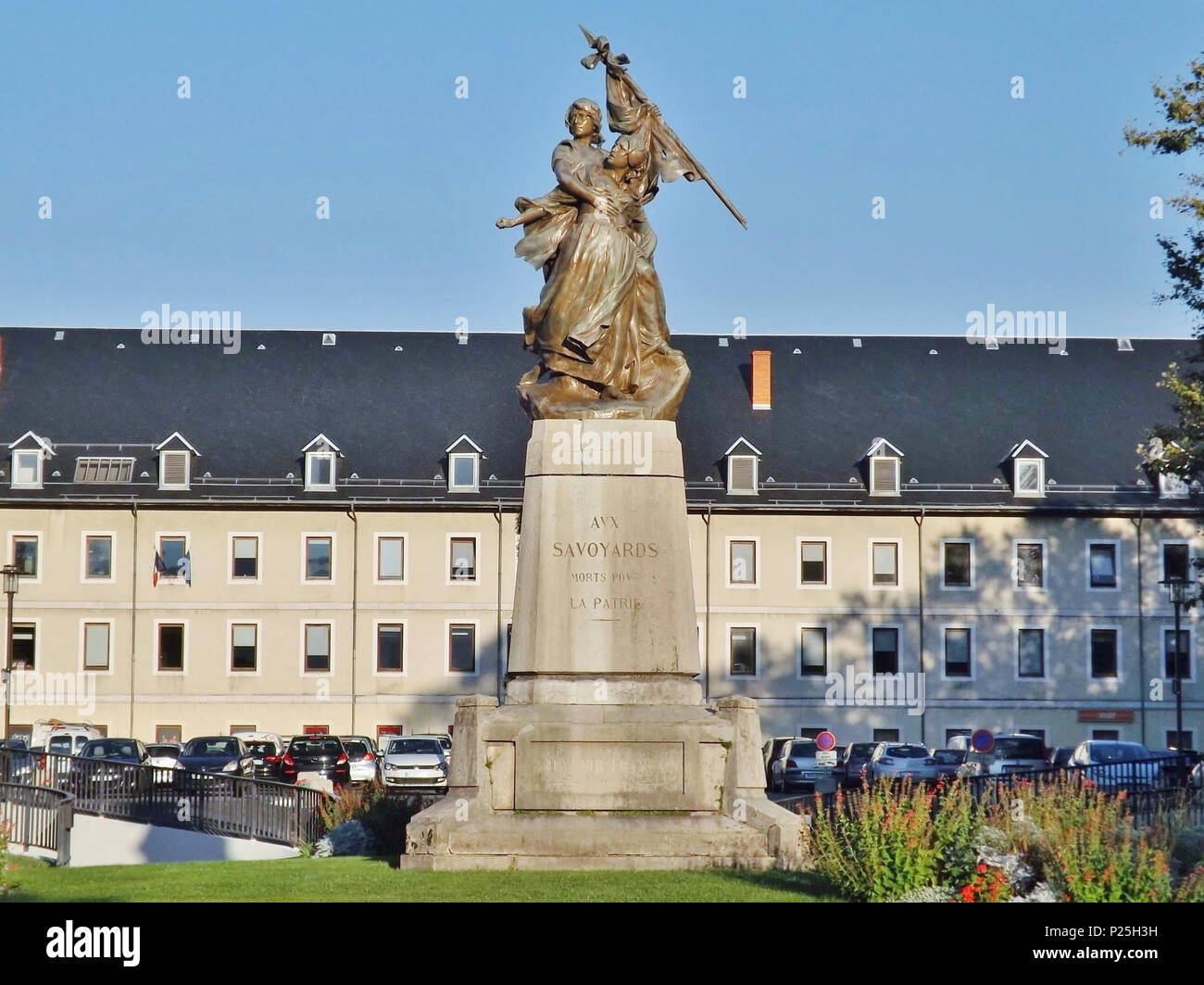 112 Aux Savoyards morts pour la patrie, Chambéry Stockfoto
