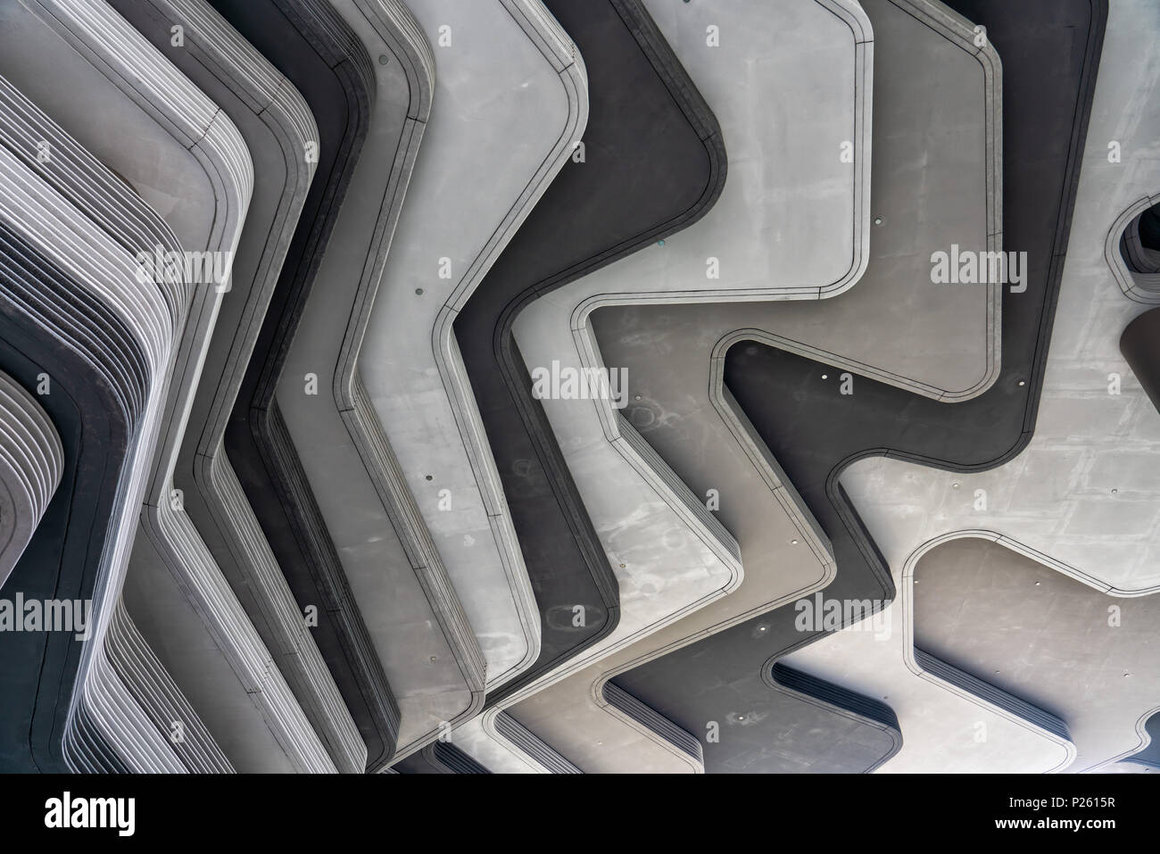 Singapur - 10. Juni 2018: Park Royal Hotel in Singapur, heißt Hotel in einem Garten. Eingang Aussicht Stockfoto