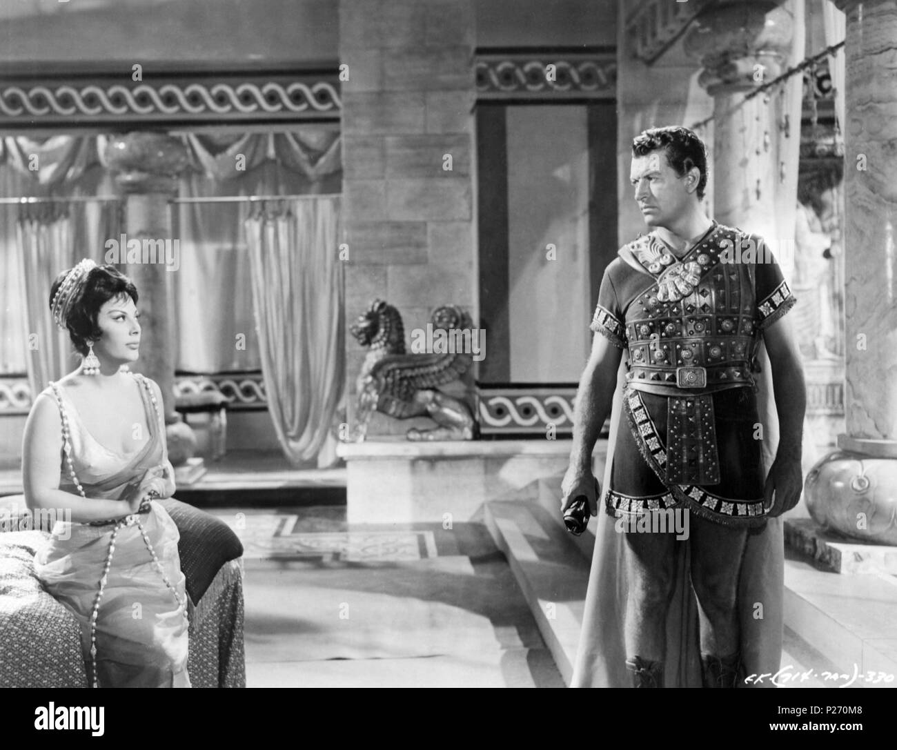 Original Film Titel: ESTHER UND DER KÖNIG. Englischer Titel: ESTHER UND DER KÖNIG. Regisseur: Raoul Walsh; Mario Bava. Jahr: 1960. Stars: RICHARD EGAN. Quelle: 20th Century Fox/Album Stockfoto