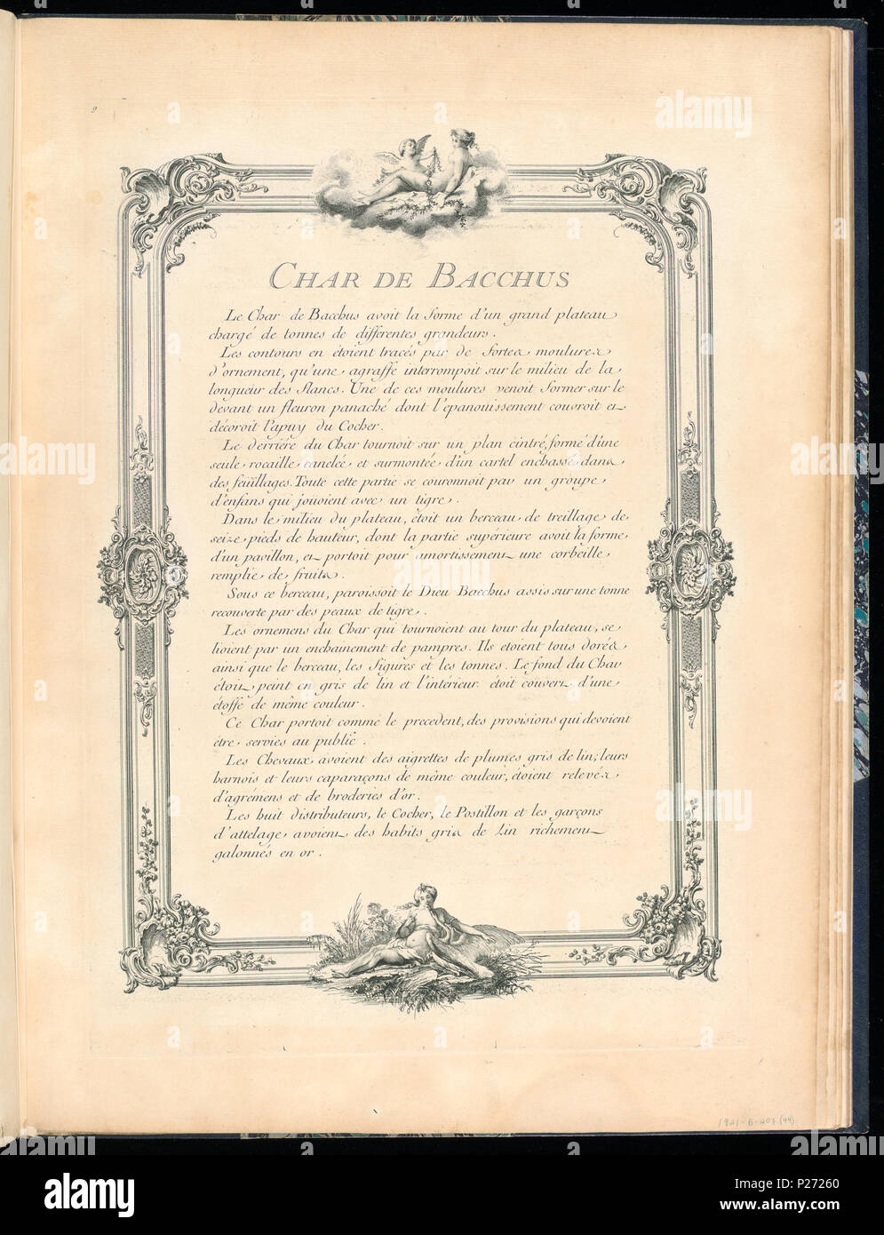 Englisch Gebunden Drucken Frankreich Englisch Seite Text Mit Aufwendigen Grenze Dekoration Gedruckt Auf Recto Und Verso