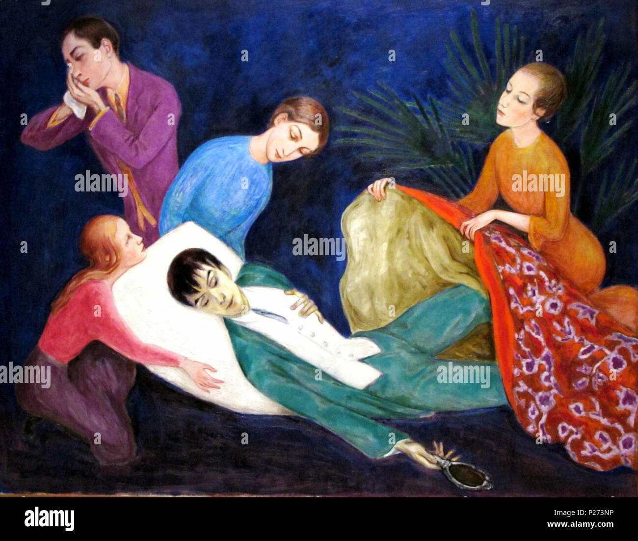 . Englisch: Nils von Dardel (1888-1943), den döende dandyn (Der sterbende Dandy) (1918). 1918. Nils von Dardel (1888 - 1943) Alternative Namen Nils de Dardel, Nils Elias Kristofer von dardel Beschreibung schwedische Maler Geburtsdatum / Tod 25. Oktober 1888 25. Mai 1943 Ort der Geburt / Todes Bettna New York, USA Authority control: Q 1132040 VIAF: 13105209 ISNI: 0000 0000 7689 1170 ULAN: 500005047 81032110 LCCN: n GND: 118862480 WorldCat 75 Dardel - dandyn Stockfoto