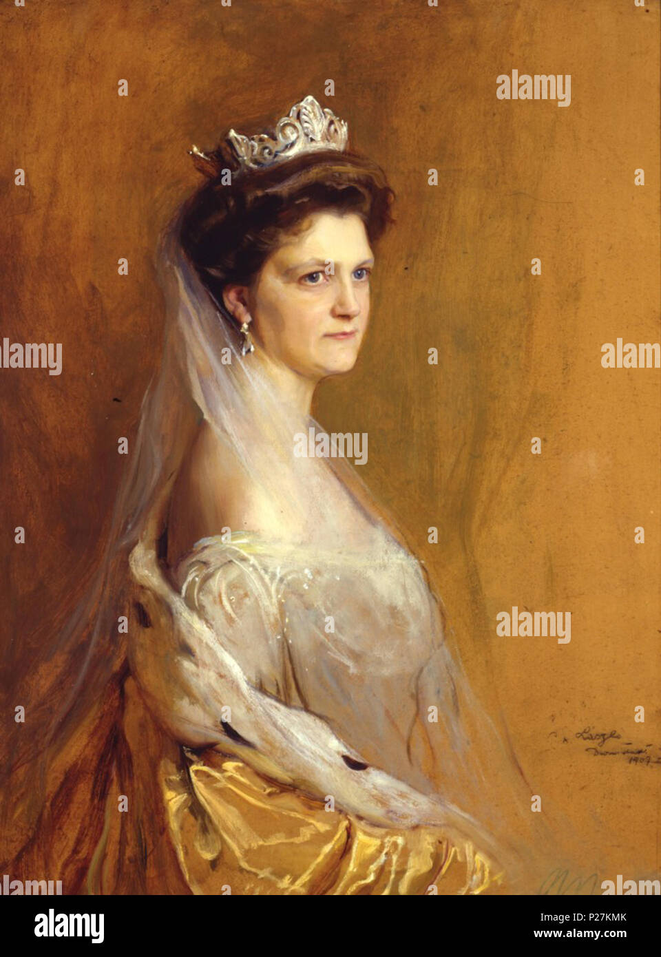 . Englisch: Eleonore van Solms-Hohensolms-Lich (1871-1937), Großherzogin von Hessen und bei Rhein Magyar: Eleonóra hesseni született nagyhercegné, Solms - hohensolms - lichi hercegnő English: Großherzogin Eleonore von Hessen und bei Rhein, Prinzessin zu Solms-Hohensolms-Lich. 1907 115 Eleonore zu Solms-Hohensolms-Lich 1871 Stockfoto