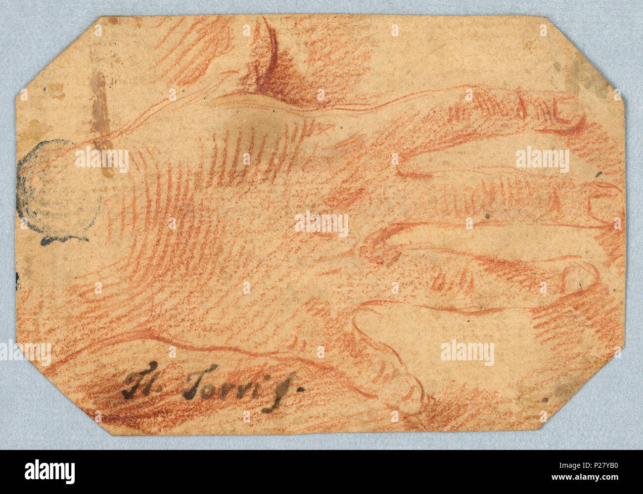 . Englisch: Zeichnen (Italien). Vor 1901 (Eingangsdatum) 91 Zeichnung (Italien) (CH) 18120519 Stockfoto