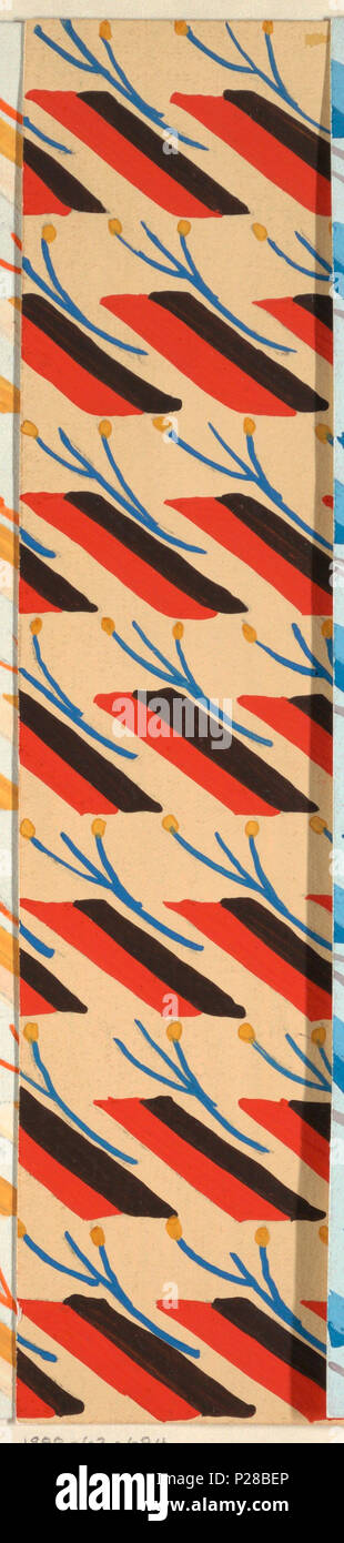 109 Zeichnung, Textile Design - Epos, 1911-13 (CH 18631171) Stockfoto