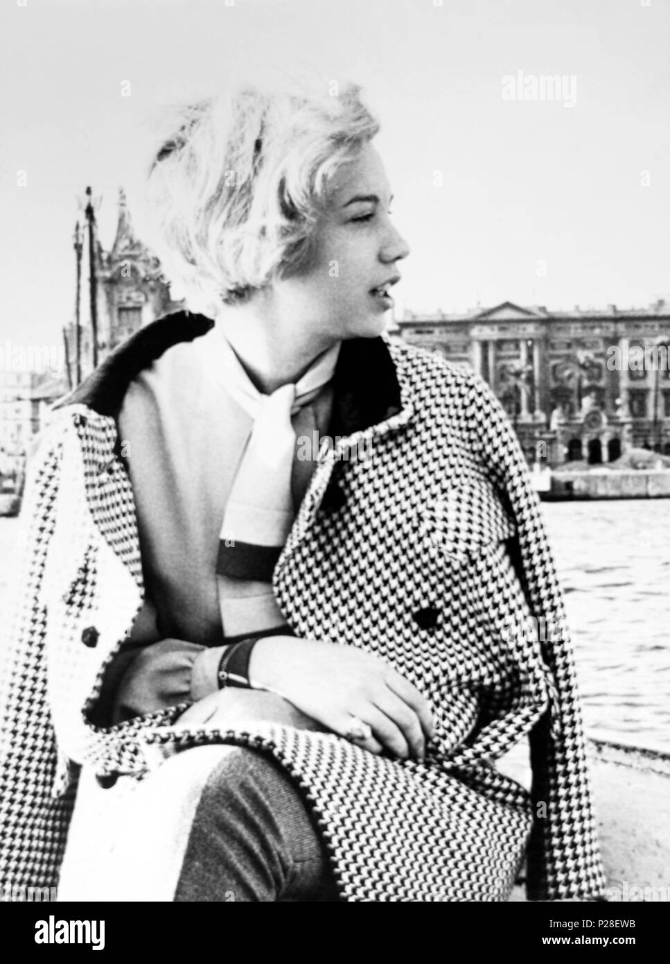 La cantante y actriz Española Karina. Stockfoto