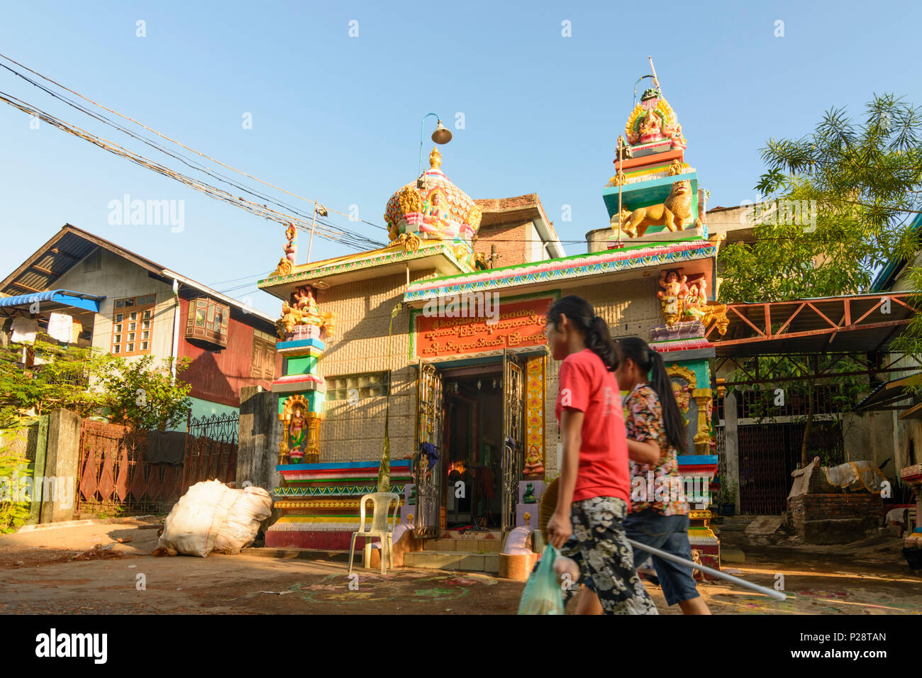 Mawlamyine, Mawlamyaing (moulmein), Hindu Tempel, Mon, Myanmar (Birma) Stockfoto