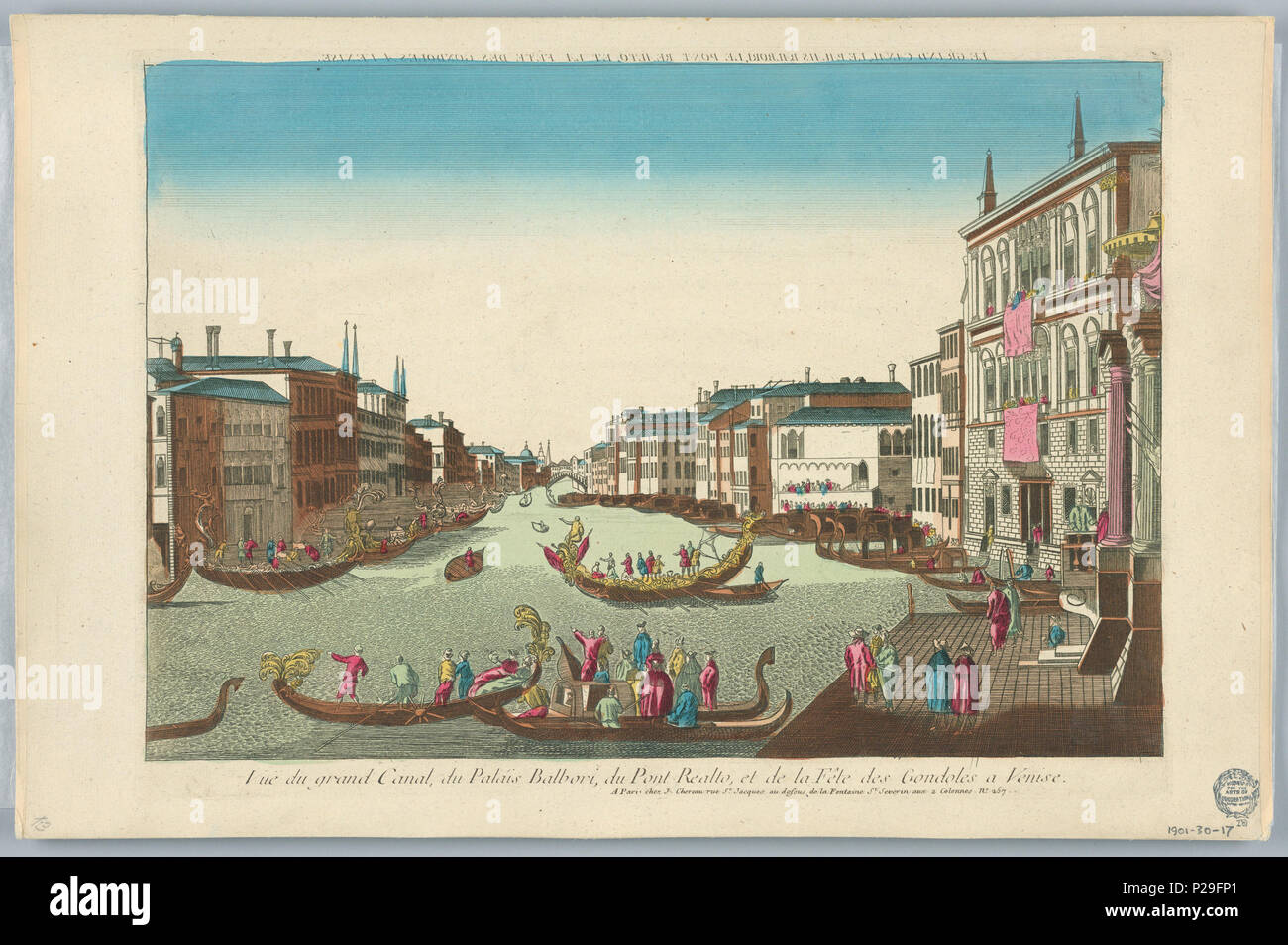 . Englisch: Peep-show Drucken (Frankreich). Vor 1901 (Eingangsdatum) 219 Peep-show Drucken (Frankreich) (CH) 18107121 Stockfoto