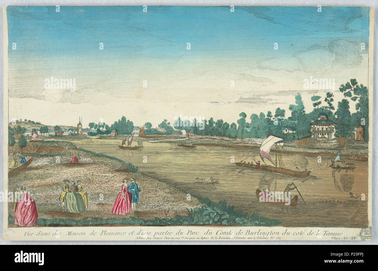 . Englisch: Peep-show Drucken (Frankreich). Vor 1901 (Eingangsdatum) 219 Peep-show Drucken (Frankreich) (CH) 18107257 Stockfoto