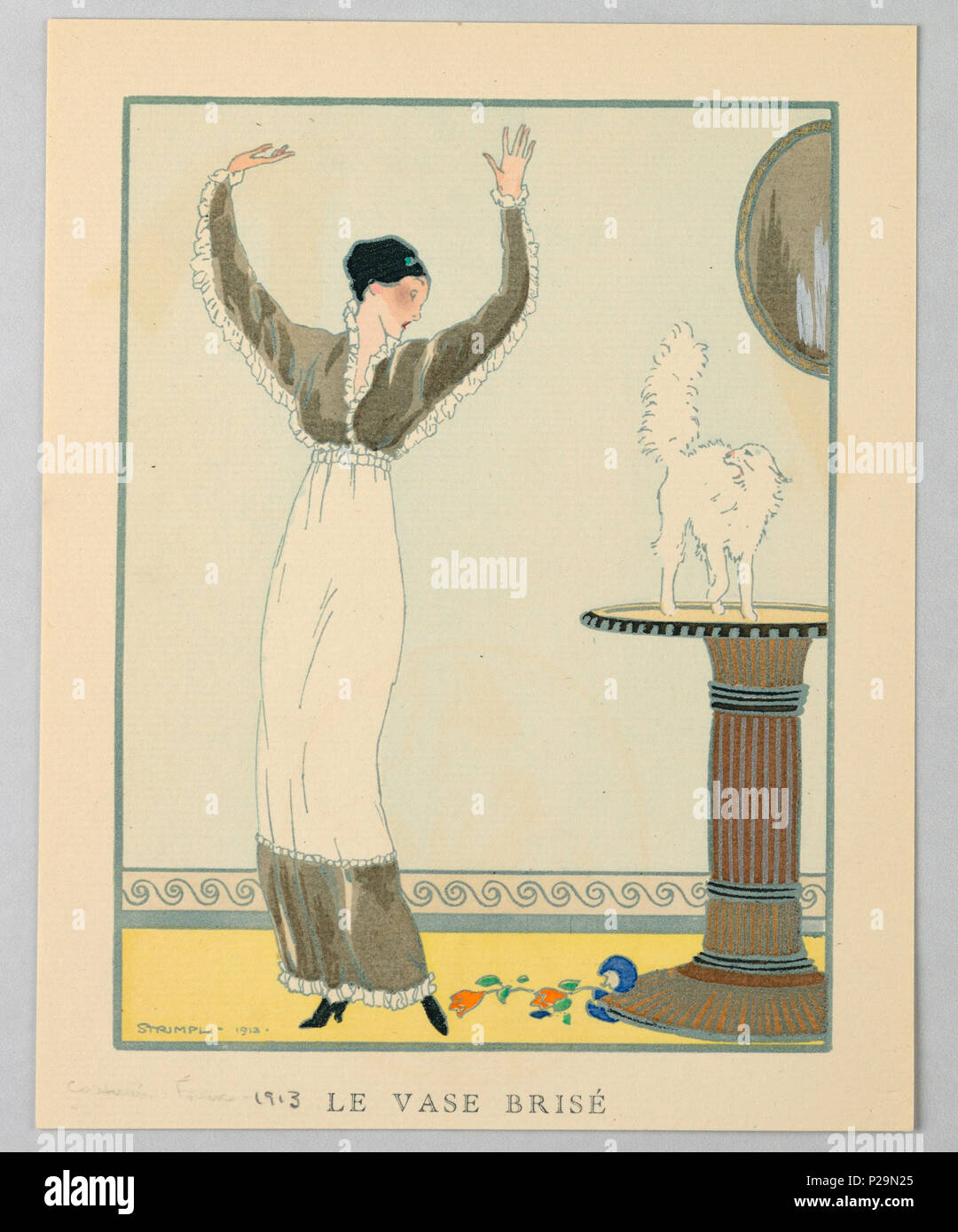 268 Drucken, Le Vase Brisé (Das zerbrochene Vase), 1913 (CH) 18614883 Stockfoto