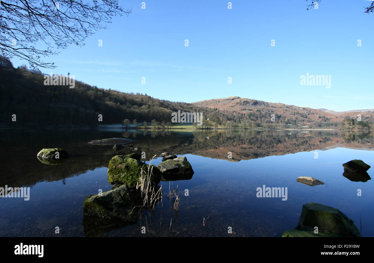 Grasmere, Lake District, Cumbria, North West England, Vereinigtes Königreich. Stockfoto