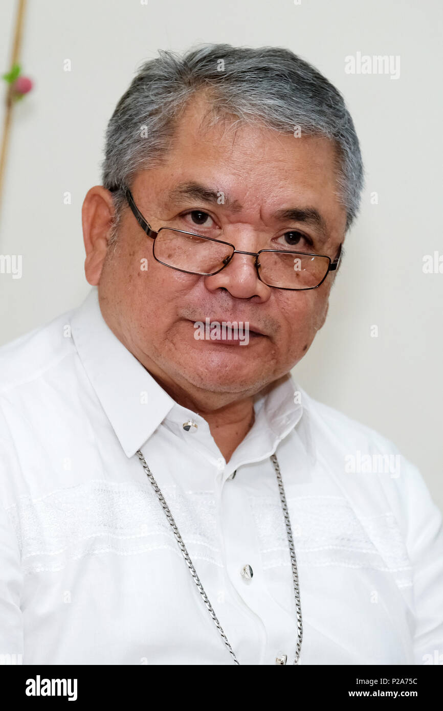 Bischof Edwin de La Pena, römisch-katholischer Bischof von Marawi, Insel Mindanao, Philippinen Stockfoto